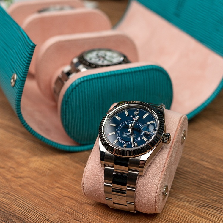 ウォッチポート ウォッチロール 3本用 Watch Port ウォッチロール 3本用 エンボスレザー